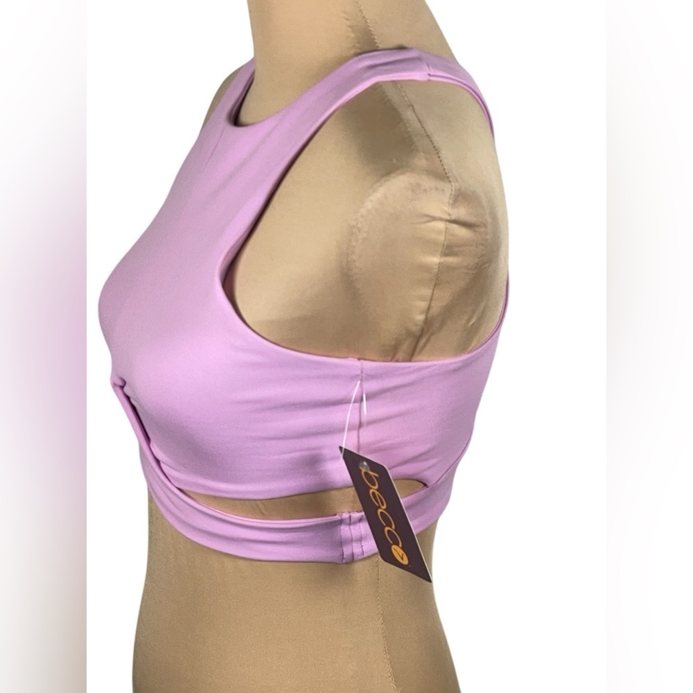 BECCA Lavender Sleeveless Sports Bra NWT XS - Picture 3 of 9